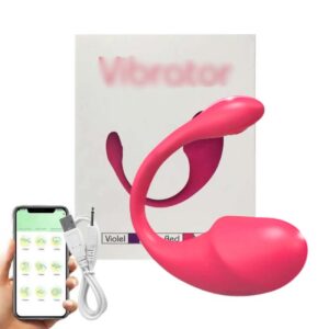 Huevo vibrador inalámbrico con App – 10 modos, silicona médica, recargable