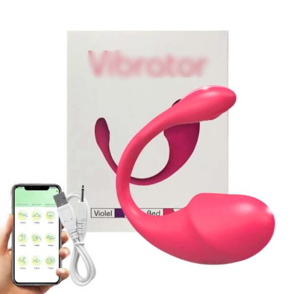 Huevo vibrador inalámbrico con App – 10 modos, silicona médica, recargable