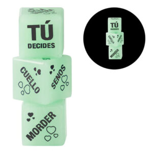 Juguetes para parejas 2 Juego de parejas sexual – Dados eróticos fosforescentes para juegos íntimos